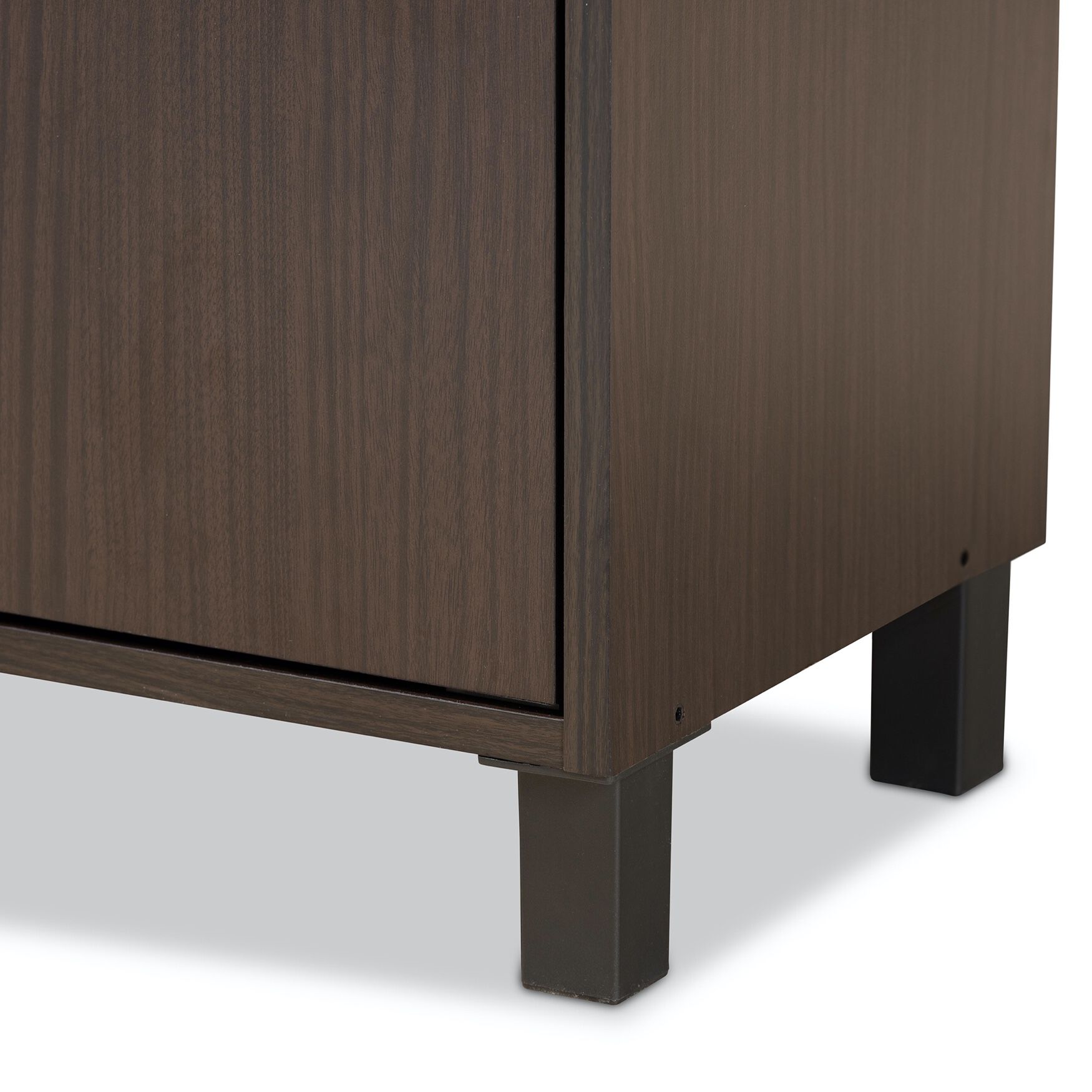 Rossin Wood 2-Door Entryway Shoe Storage Cabinet W Top Shelf Furniture, , alternate image number 5