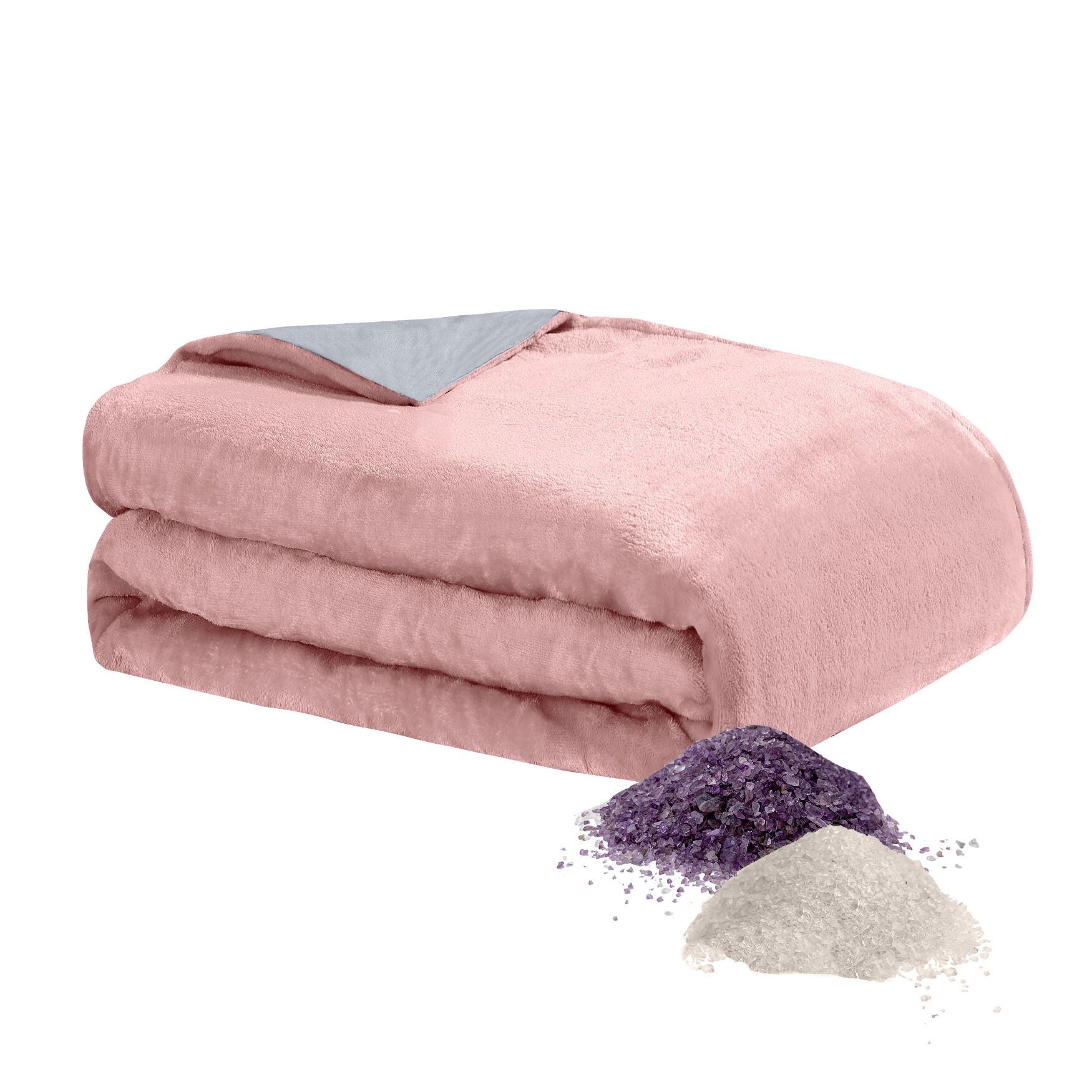 Crystal 15Lb Reversible Cooling Weighted 48X72 Blanket With Removable Cover Weighted Blanket & Cover, , alternate image number 7