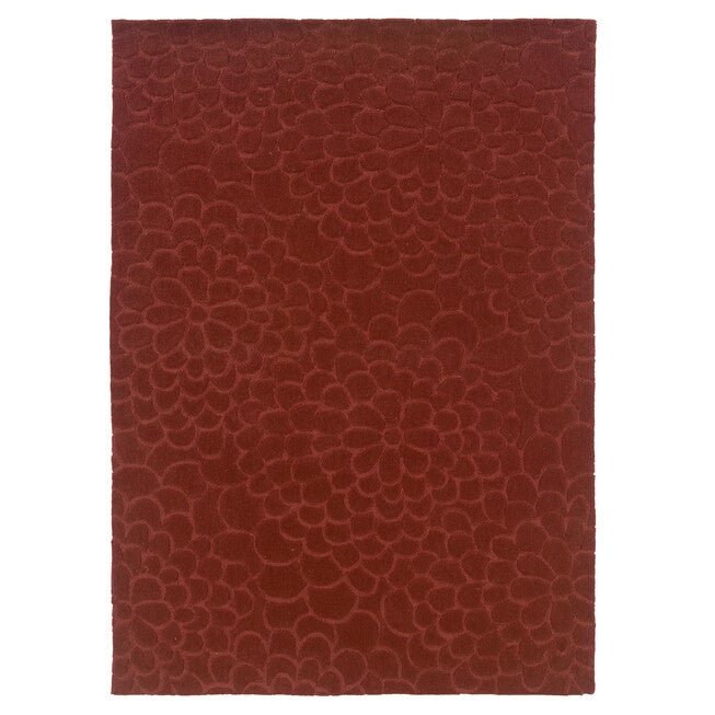 Trio 5'X7' Area Rug, RUST, hi-res image number 0