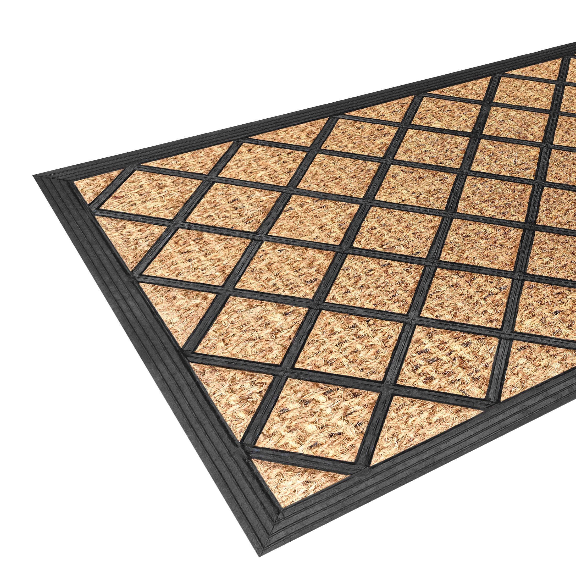 Coco Entrance Mat 18x30, MILLY BROWN, alternate image number 3