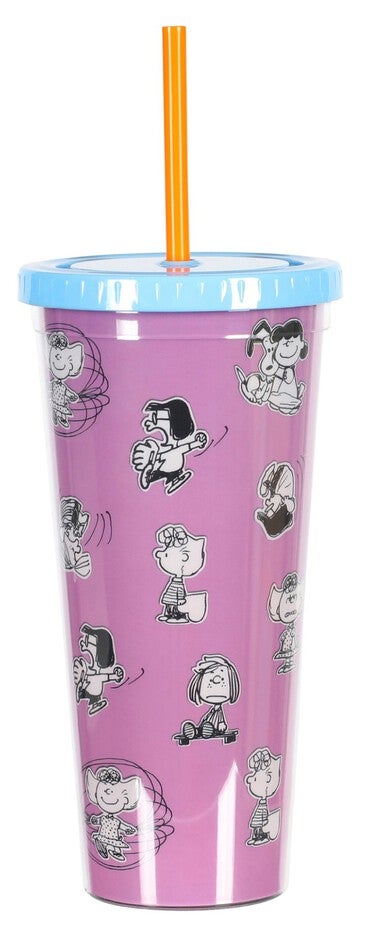 Set of 4 Snoopy and Pals Tumblers, , alternate image number null