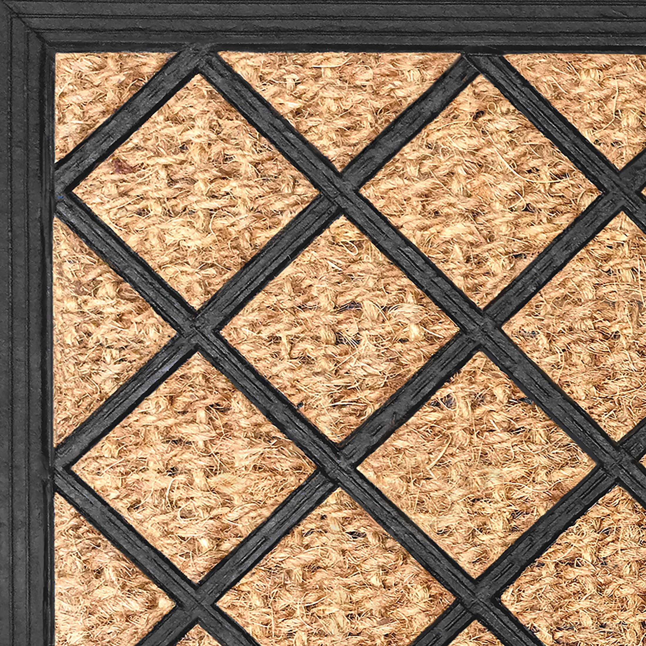 Coco Entrance Mat 18x30, MILLY BROWN, alternate image number 4