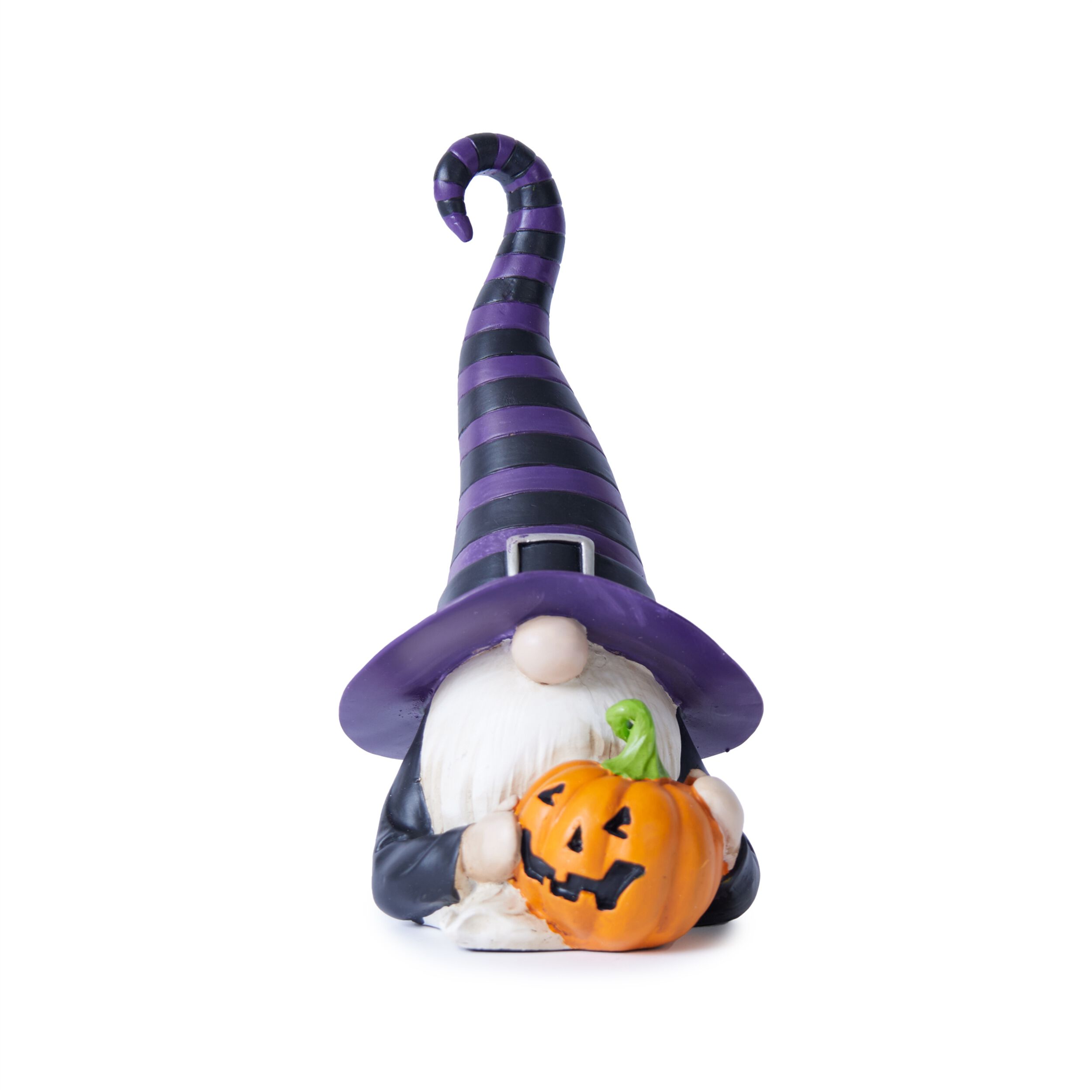 Witch Gnome Figurine (Set of 2), BLACK ORANGE PURPLE, alternate image number 2