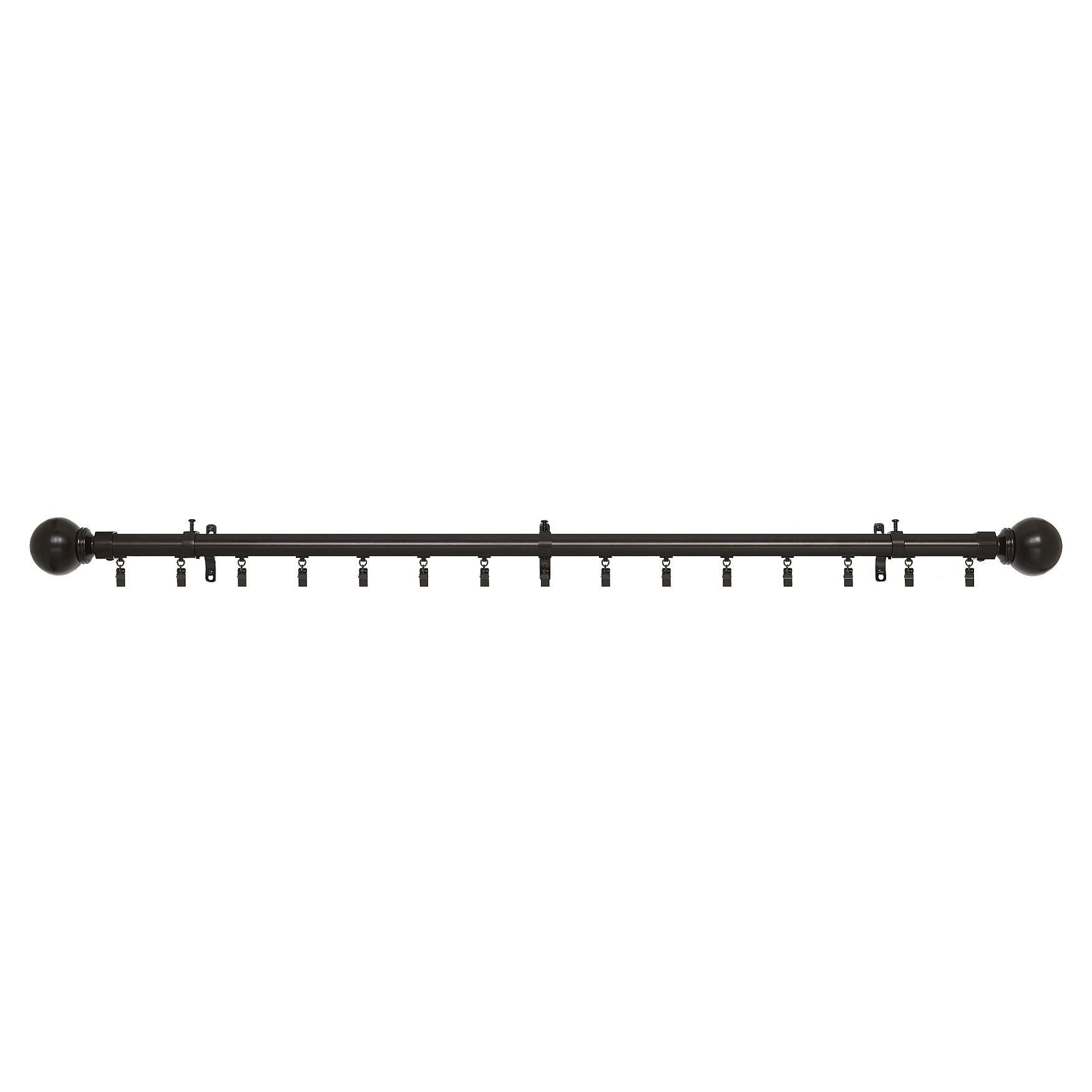 Innovative Traverse Curtain Rod - Porter 36-66, BRONZE, hi-res image number 0