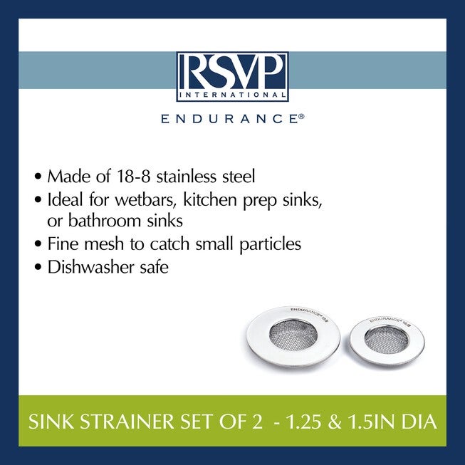 Sink Strainer - 1.25 inches and 1.5 inches, Set of 2, , alternate image number 3