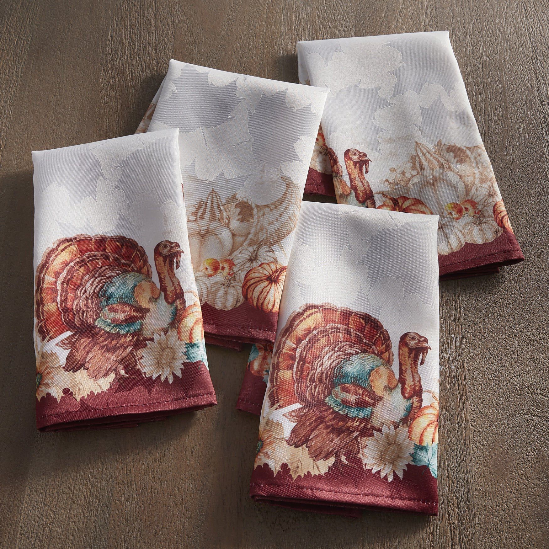 4-PC Turkey Napkins