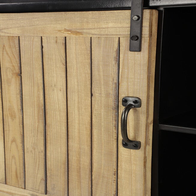 Black Industrial Metal Wine Storage, 34 x 41, , alternate image number null
