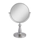 Two-Sided Vanity Swivel Mirror 8X/1X, NICKEL, hi-res image number null