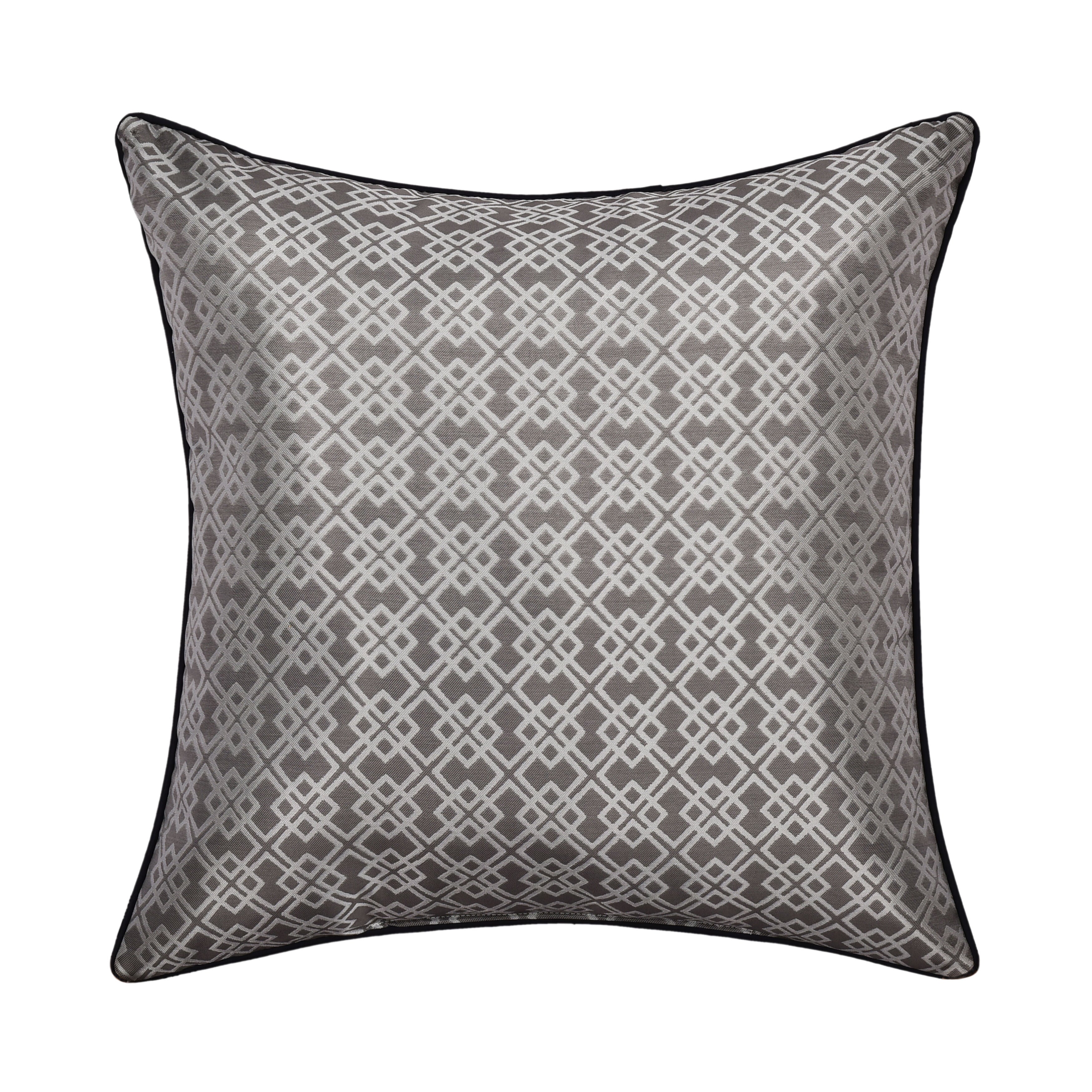 CARLISLE 18 inches SQUARE DECORATIVE THROW PILLOW, INDIGO, on-hover image number 1