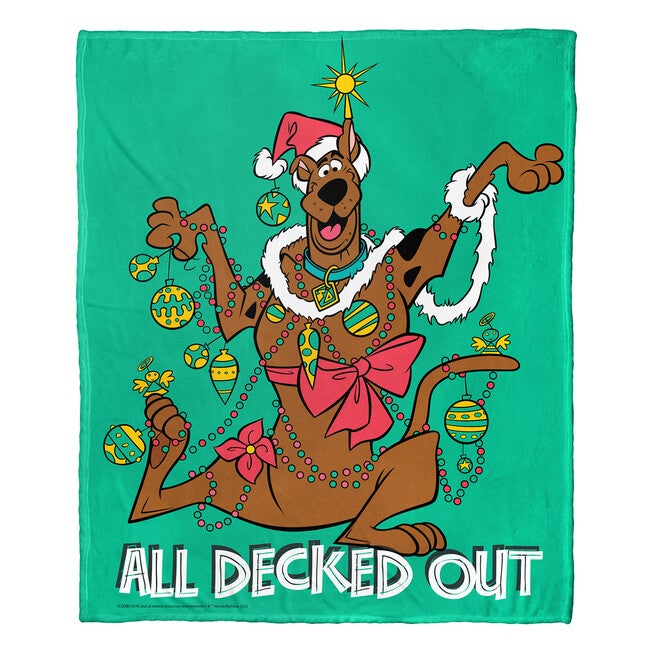Wb Scooby Doo All Decked Out Silk Touch Throw Blanket, , on-hover image number null