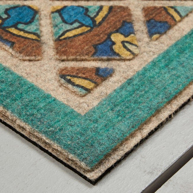 Retro Tiles Door Mat, , on-hover image number null