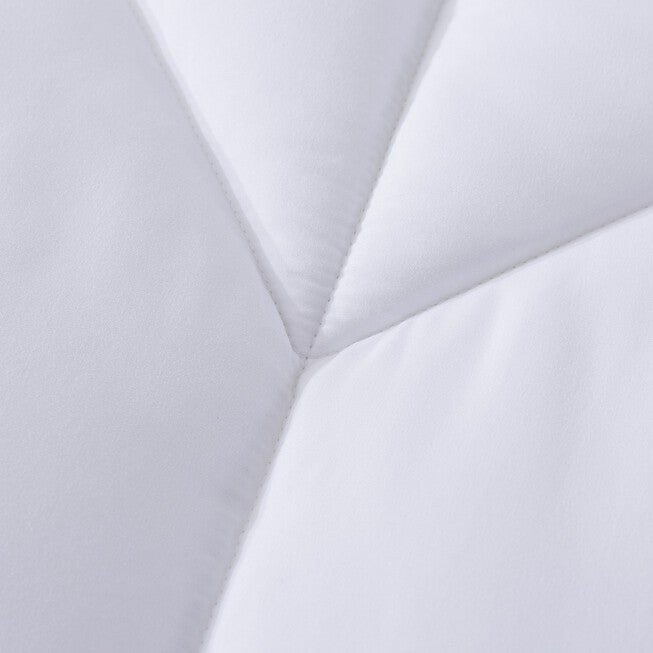 Chevron Stitch Down Alternative Comforter, White, , alternate image number 5