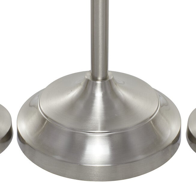 Set Of 3 Silver Coastal Table Lamp, , alternate image number 11