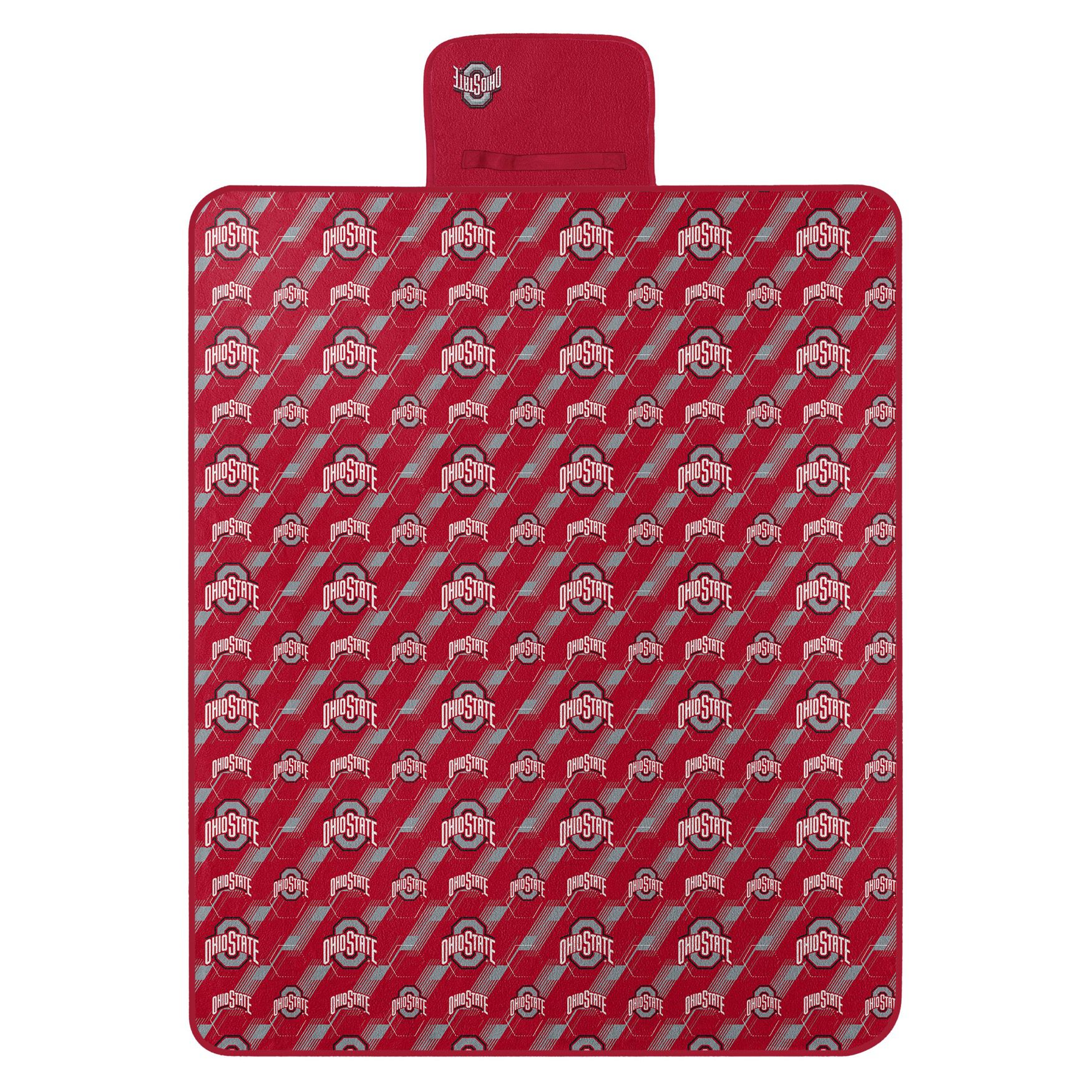 Ohio State Hex Stripe Picnic Blanket, MULTI, hi-res image number 0