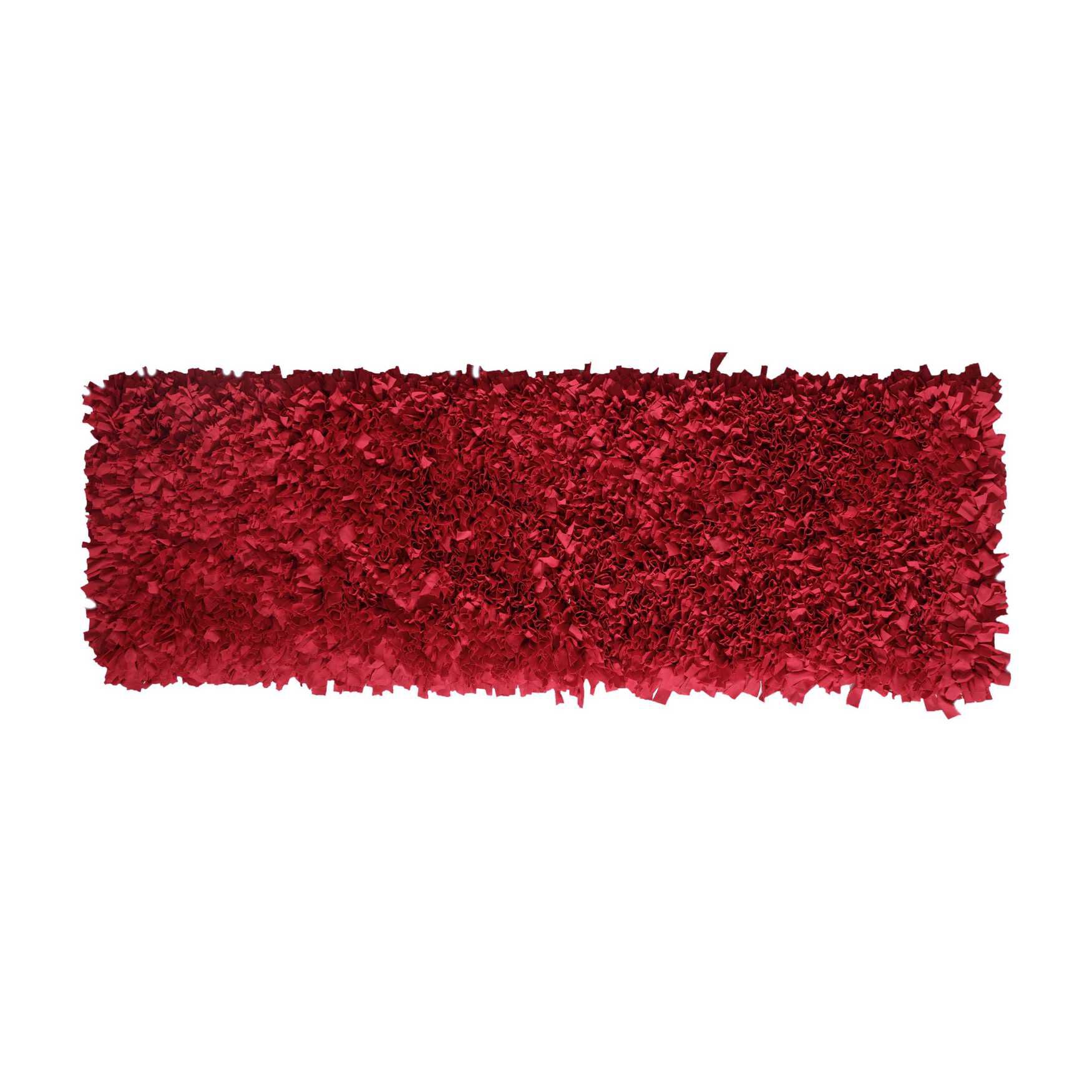 Bella Premium Jersey Shaggy Area Rug, RED, hi-res image number 0