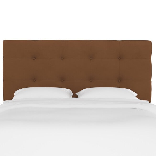 Microsuede Tufted Headboard, , on-hover image number 1