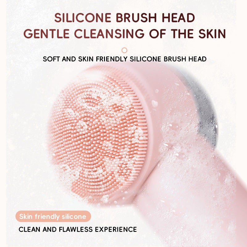 Prospera 2 In 1 Warm Facial Cleansing Brush, PINK, alternate image number 7