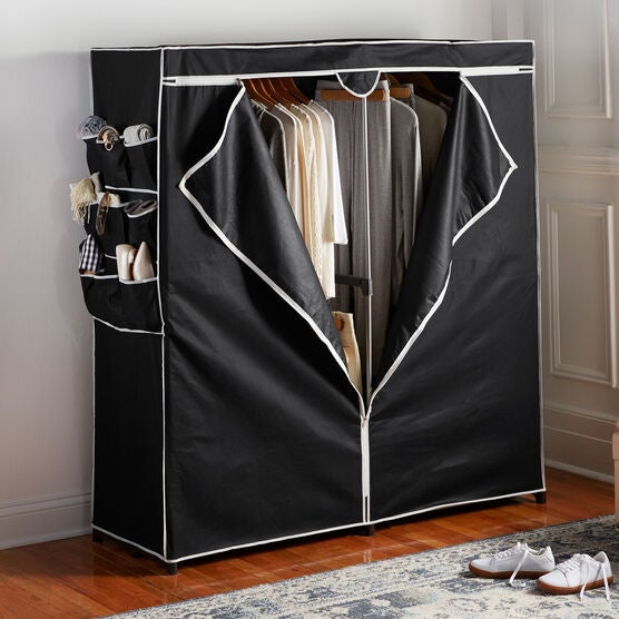 60" Wardrobe, BLACK, hi-res image number null