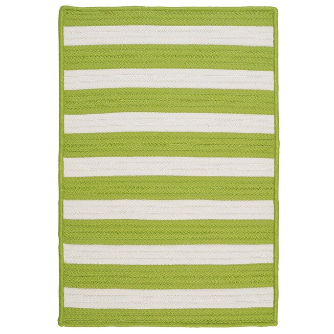Bay Stripe Lime Rug, LIME, hi-res image number 0