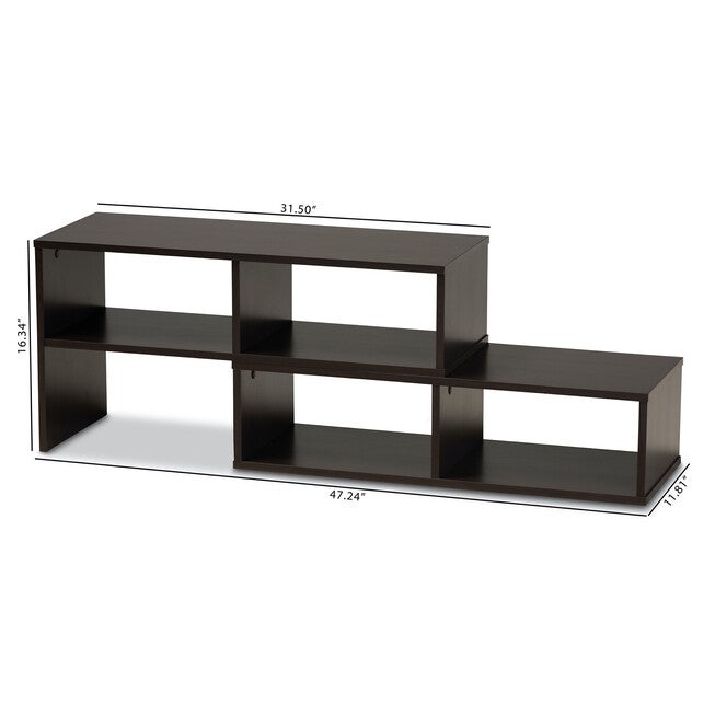 Andor Adjustable 2-Piece Wood Tv Stand Furniture, , alternate image number null