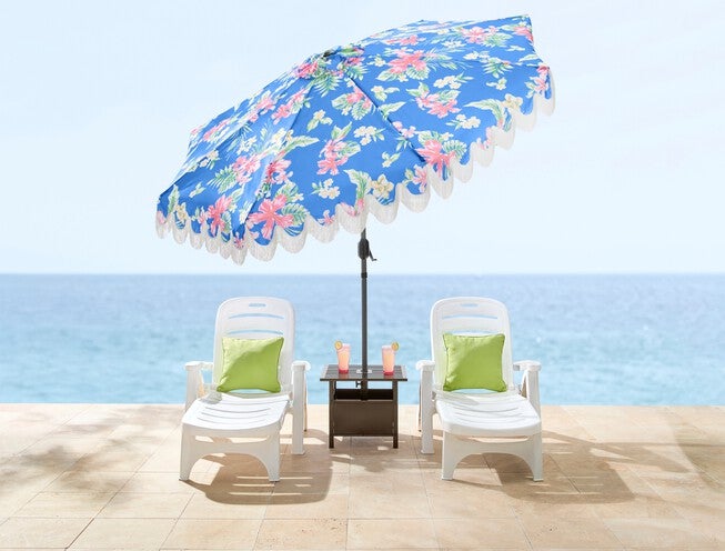 Resin Folding Lounger, , alternate image number null