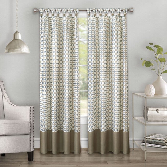 Callie Cuff Tab Top Window Curtain Panel - 52x63, , alternate image number 10