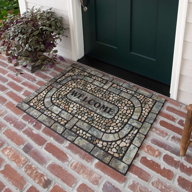 Garden Pebbles Gray 1 feet 11 inches X 2 feet 11 inches, , alternate image number null