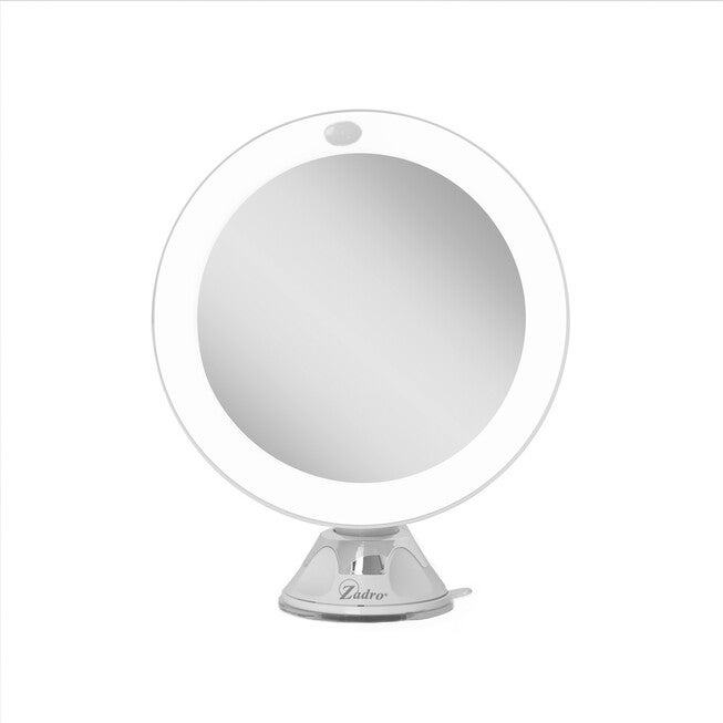 LED Lighted Z'Swivel Power Suction Cup Mirror 10X, , on-hover image number 1