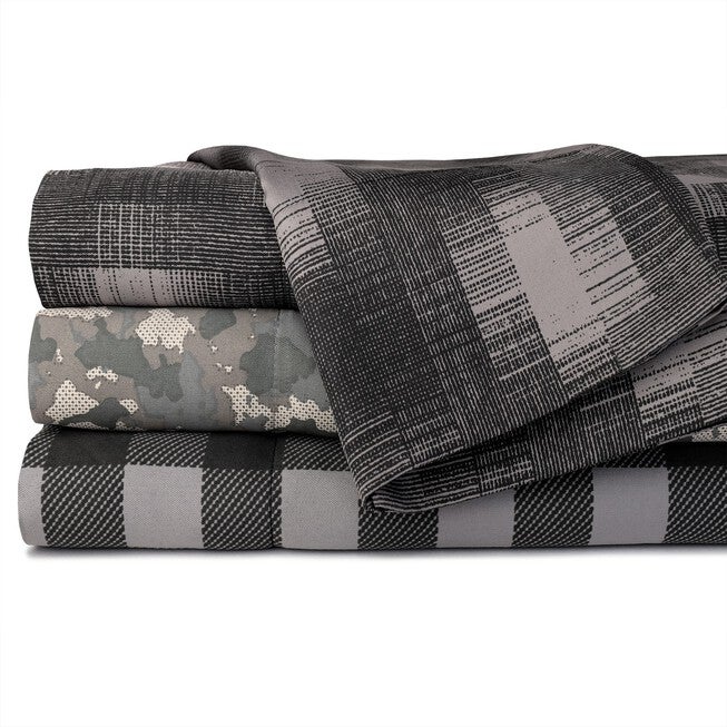 Ecko Buffalo Check Microfiber Sheet Set Sheet Set, , alternate image number 3