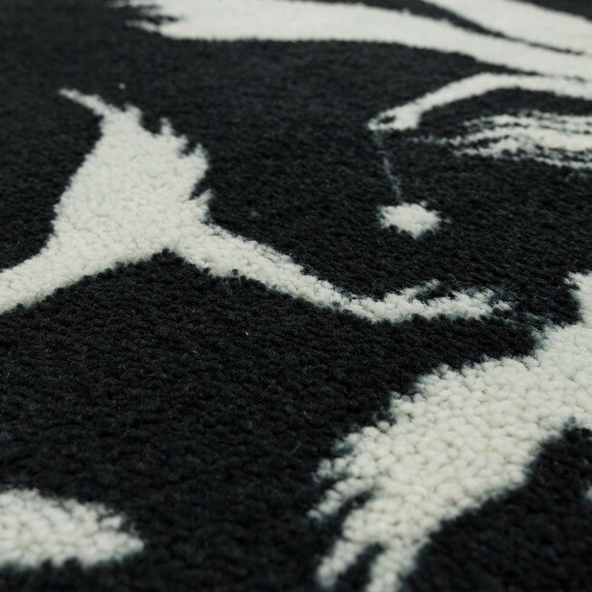 Witch Trio Black Kitchen Rug, , alternate image number null