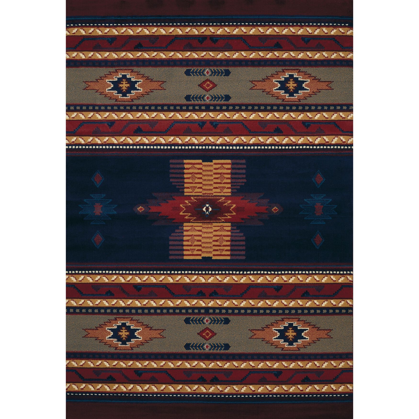 Manhattan Phoenix Area Rug, NAVY, hi-res image number 0