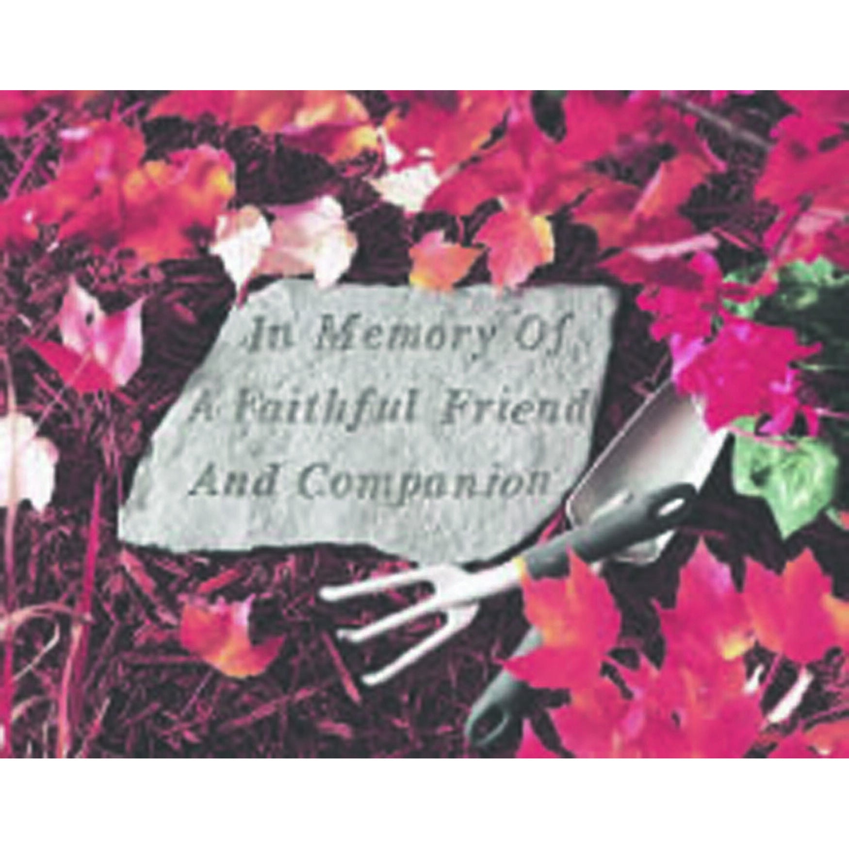 In Memory of A Faithful Friend Garden Memorial Accent Stone, GREY, hi-res image number 0