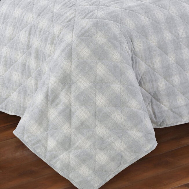 Estate Collection Huntington Flannel Quilt Set, , on-hover image number 1