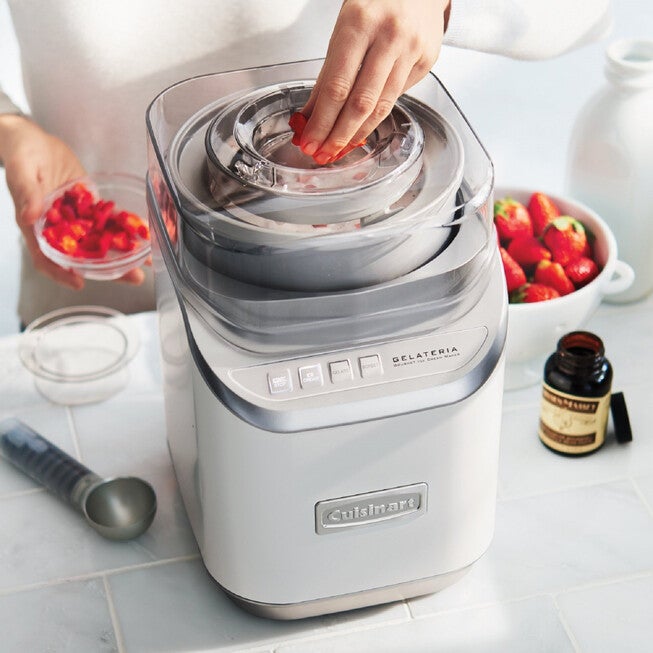 Gelateria Ice Cream Maker (White), WHITE, hi-res image number 0