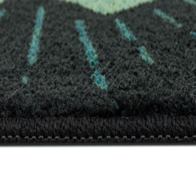 Irish Horseshoe Black Kitchen Rug, , alternate image number 3