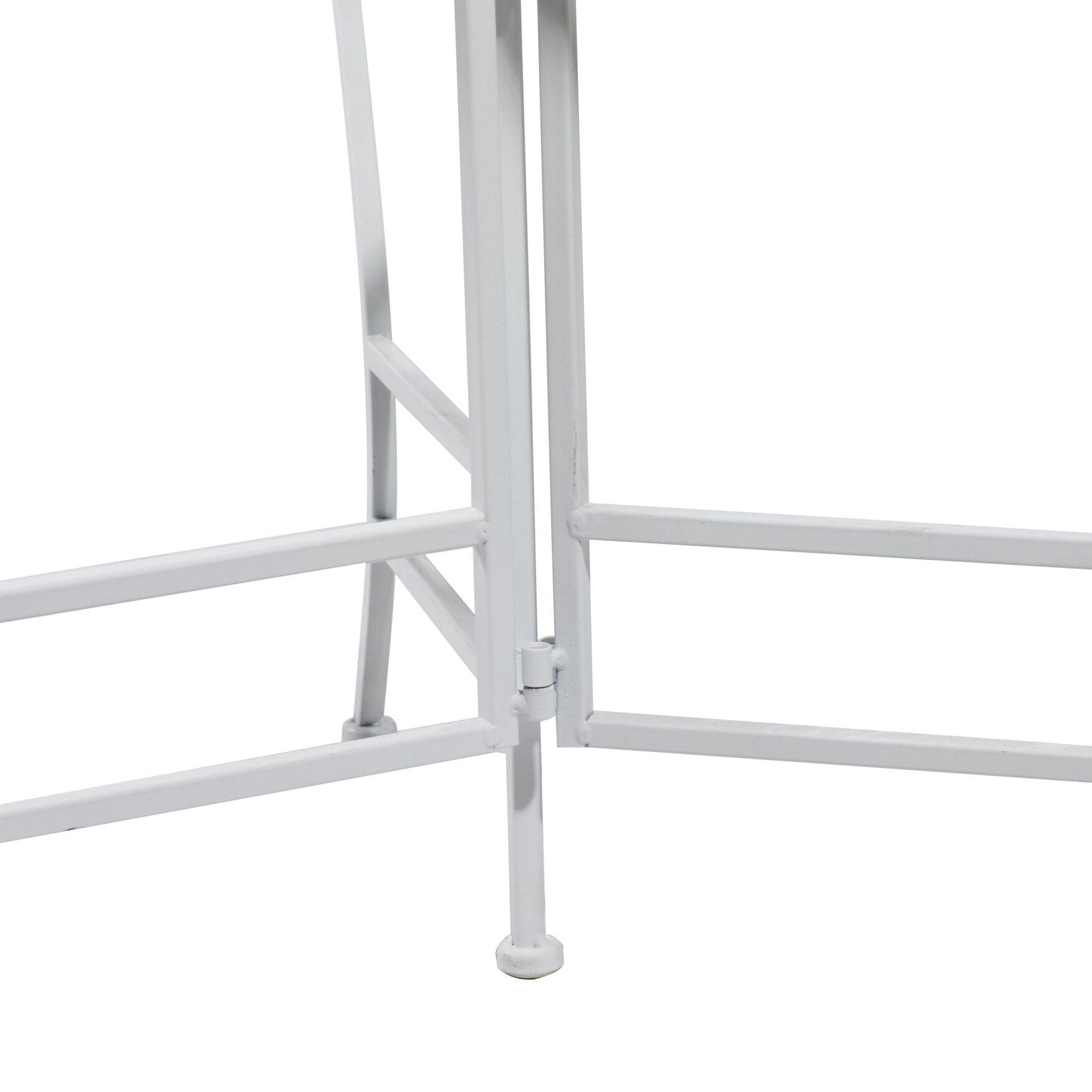 Set Of 3 White Metal Traditional Plantstand, , alternate image number 3