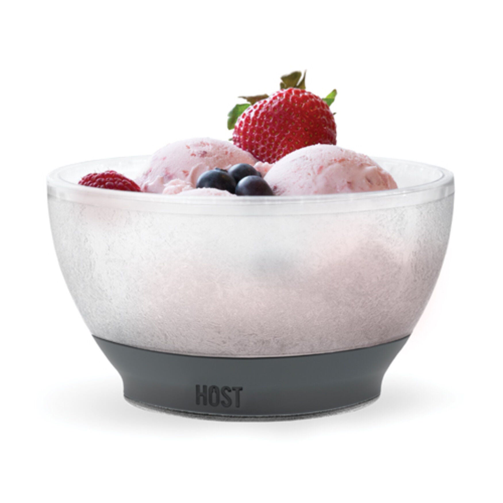 Ice Cream Freeze Cooling Bowl By, GREY, hi-res image number 0
