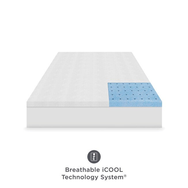 SensorPEDIC 2-Inch Prime Gel-Infused Memory Foam Mattress Topper, , alternate image number null