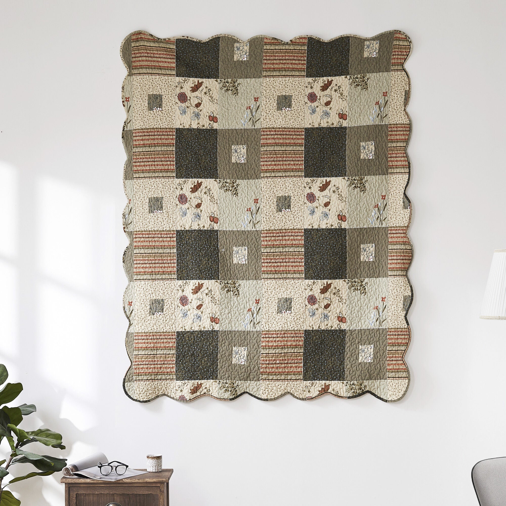 Sedona Quilted Throw Blanket, MULTI, alternate image number 3