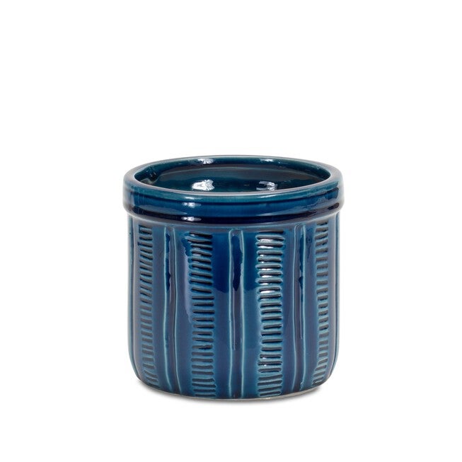Container (Set of 3) 5 inchesH, 6 inchesH, 7.5 inchesH Terra Cotta, GREEN, alternate image number 3
