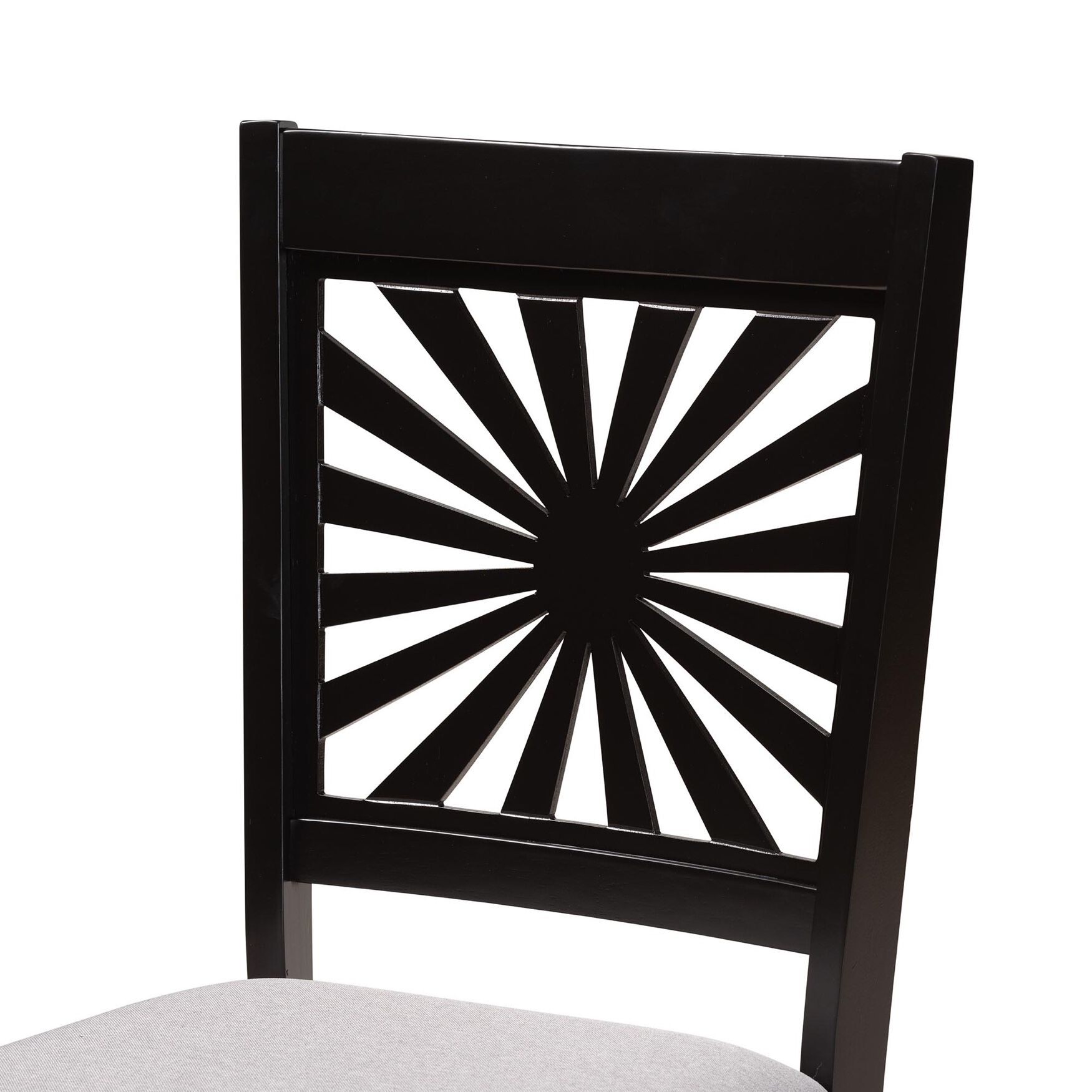 Olympia Modern Beige Fabric And Espresso Brown Finished Wood Dining Chair, , alternate image number 10