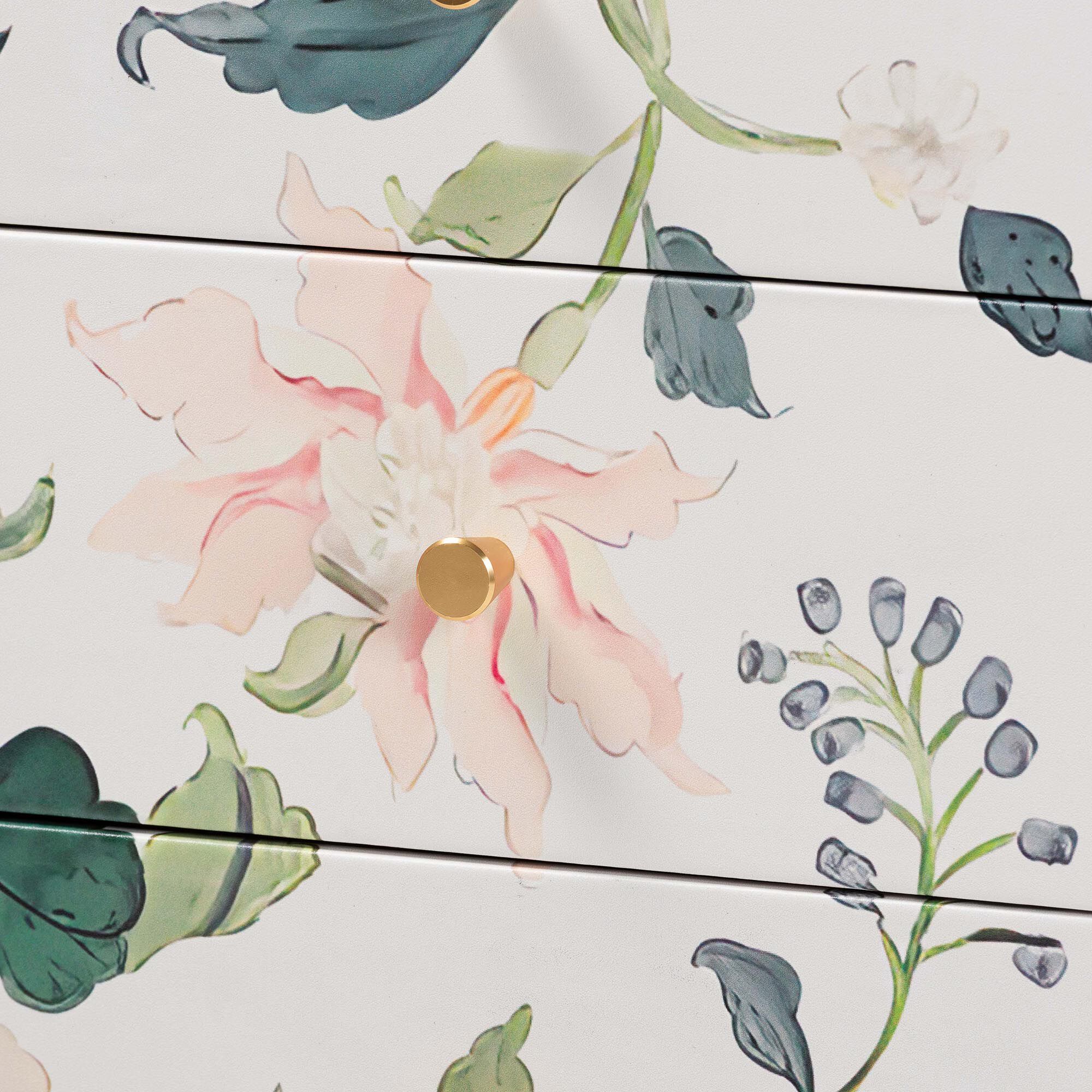 Connery Floral  End Table, MULTICOLOR, alternate image number 6