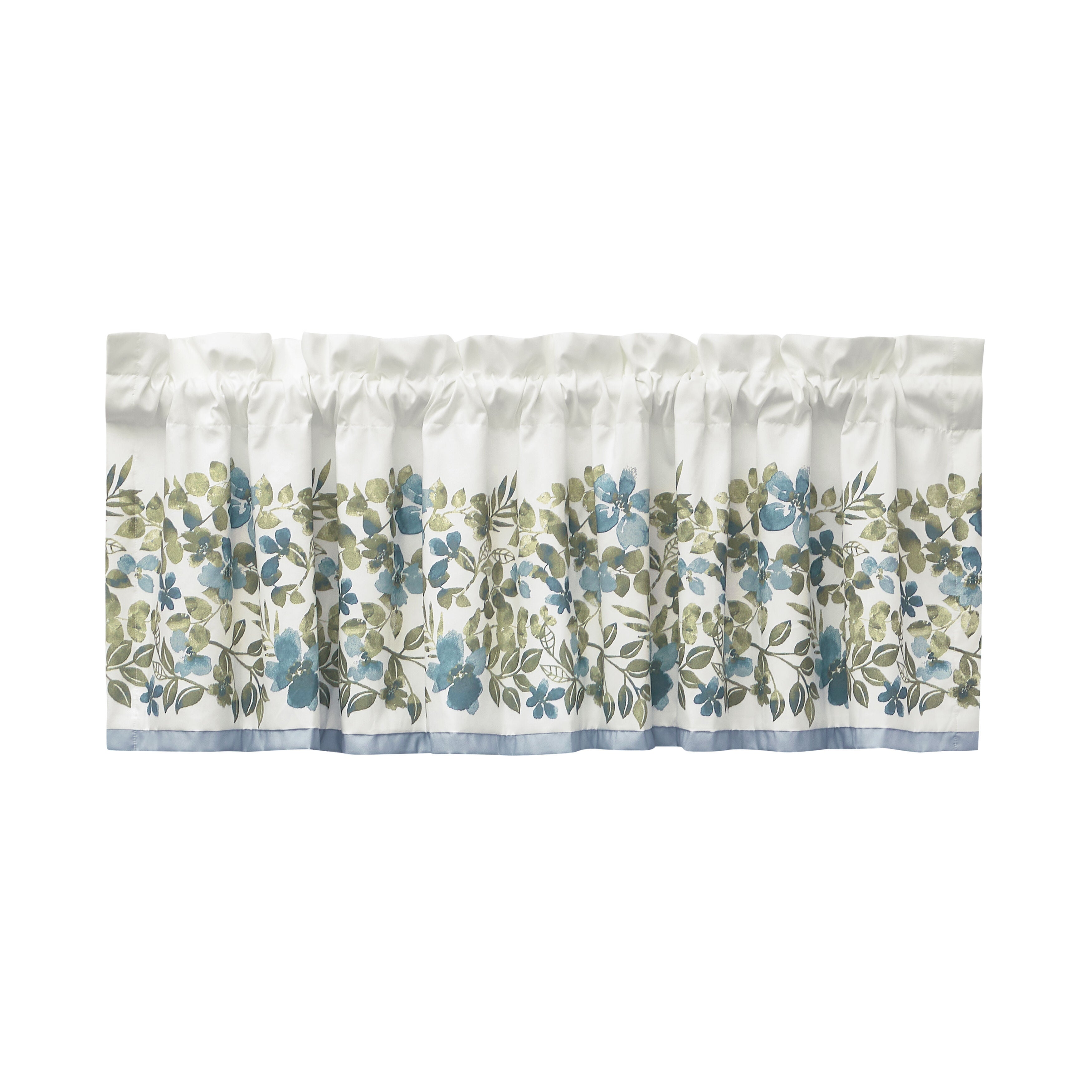 Evergreen Blue Window Straight Valance, BLUE, alternate image number 3