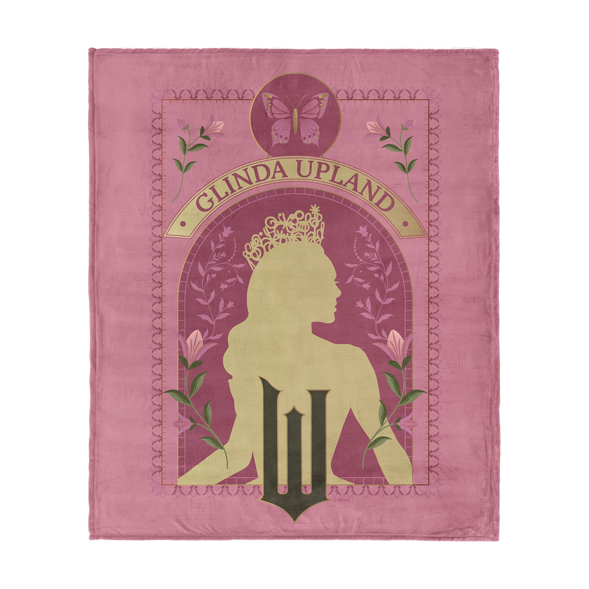 Wicked Silk Touch Throw Blanket 60x80 inches, GLINDA, hi-res image number 0