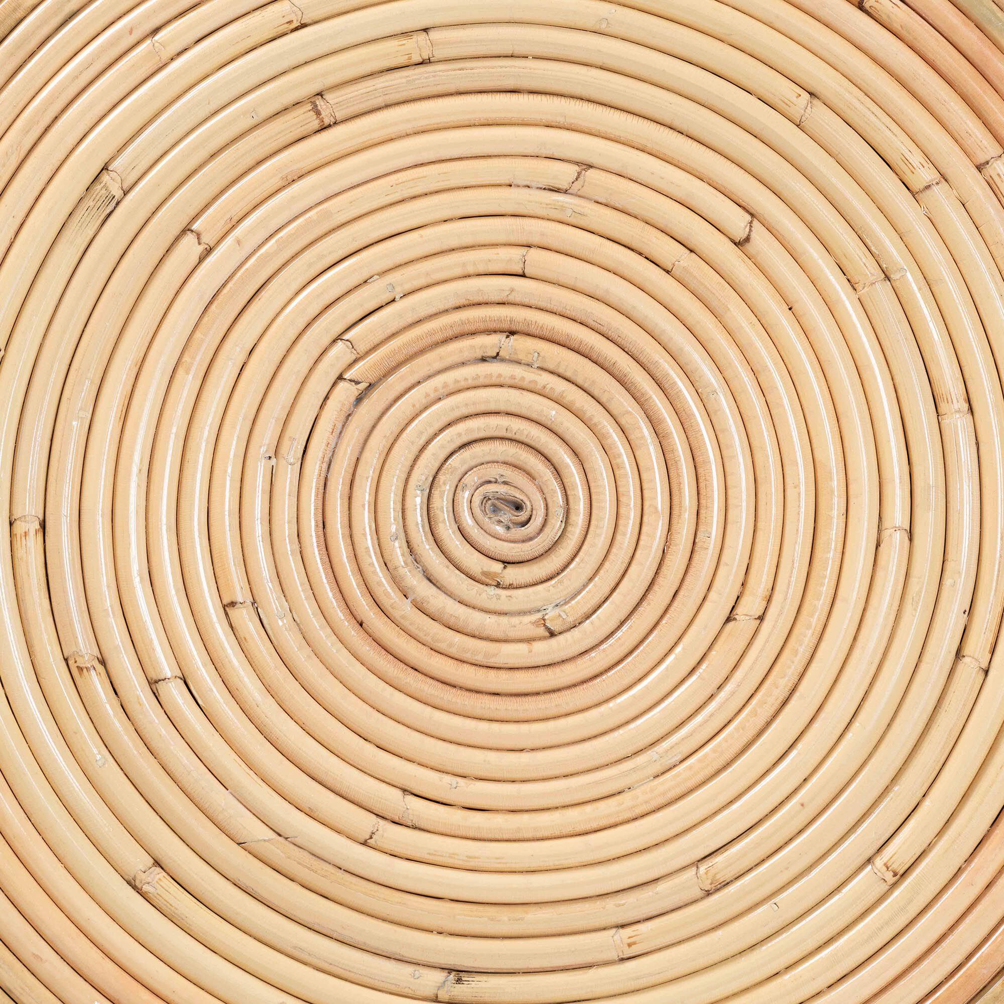 Tokyo Laminated Natural Rattan Side Table, Natural, NATURAL BROWN, alternate image number 5