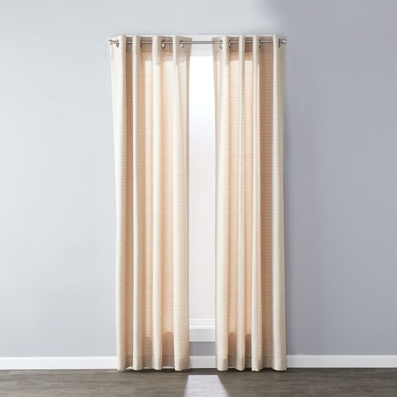 Sunsafe Maeve Window Panel Curtains, TAN, hi-res image number null