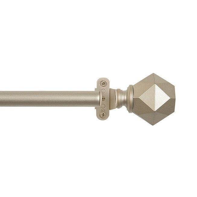 Innovative Decorative Room Darkening Wrap Around Rod & Finial 28-48, , on-hover image number null