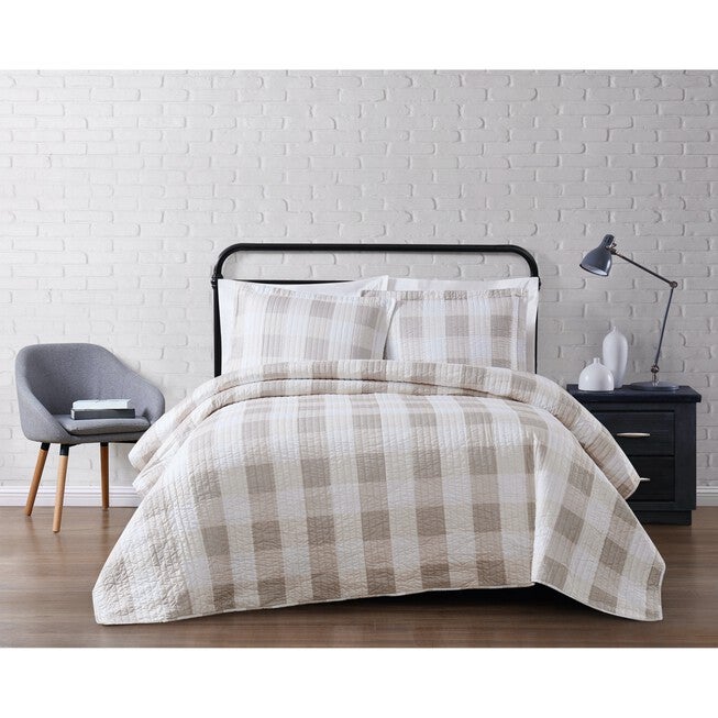 Everyday Buffalo Plaid Quilt Set, , alternate image number 7