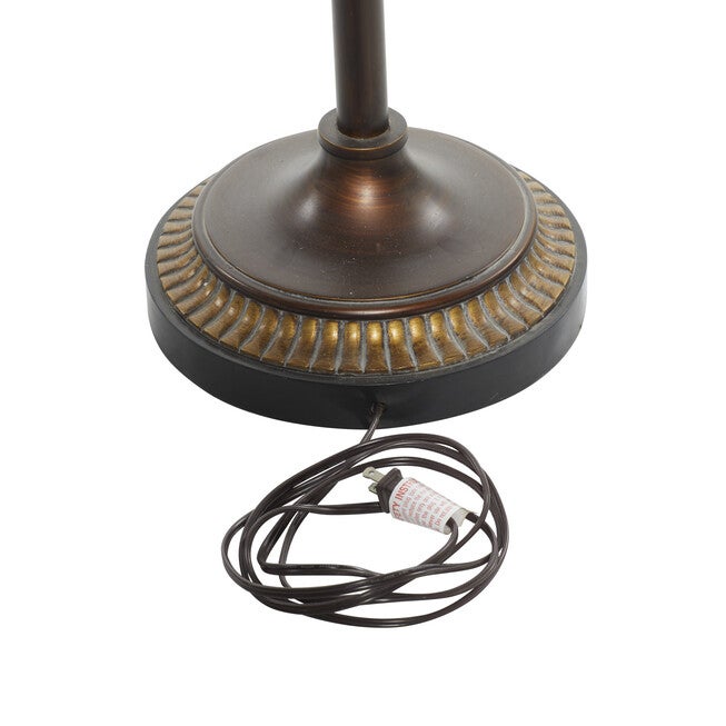Brown Glass Coastal Floor Lamp, , alternate image number 3