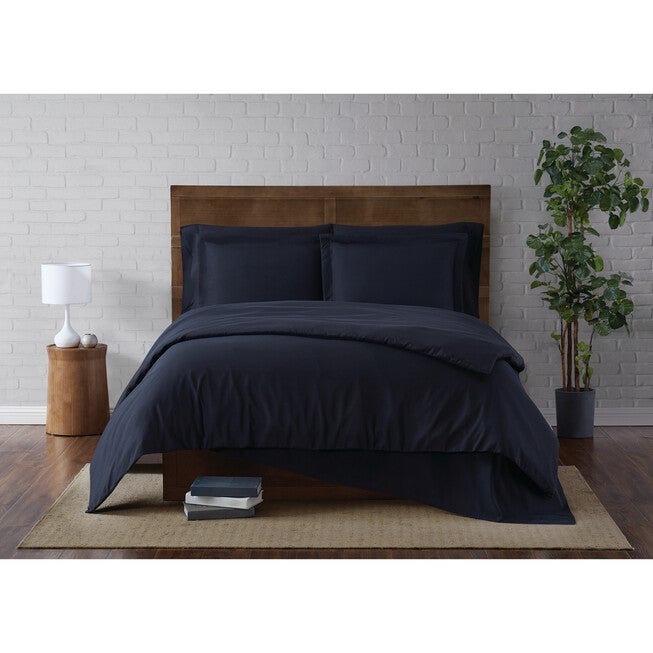Everyday Duvet Set, BLACK, hi-res image number null